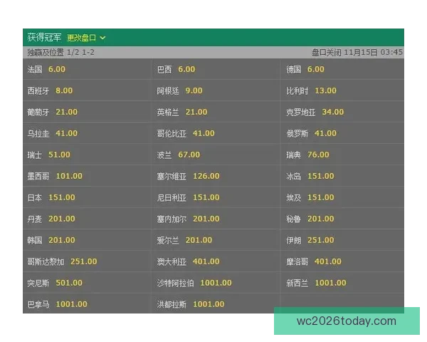 世界杯竞猜赔率分析与预测 新手如何精准把握投注机会